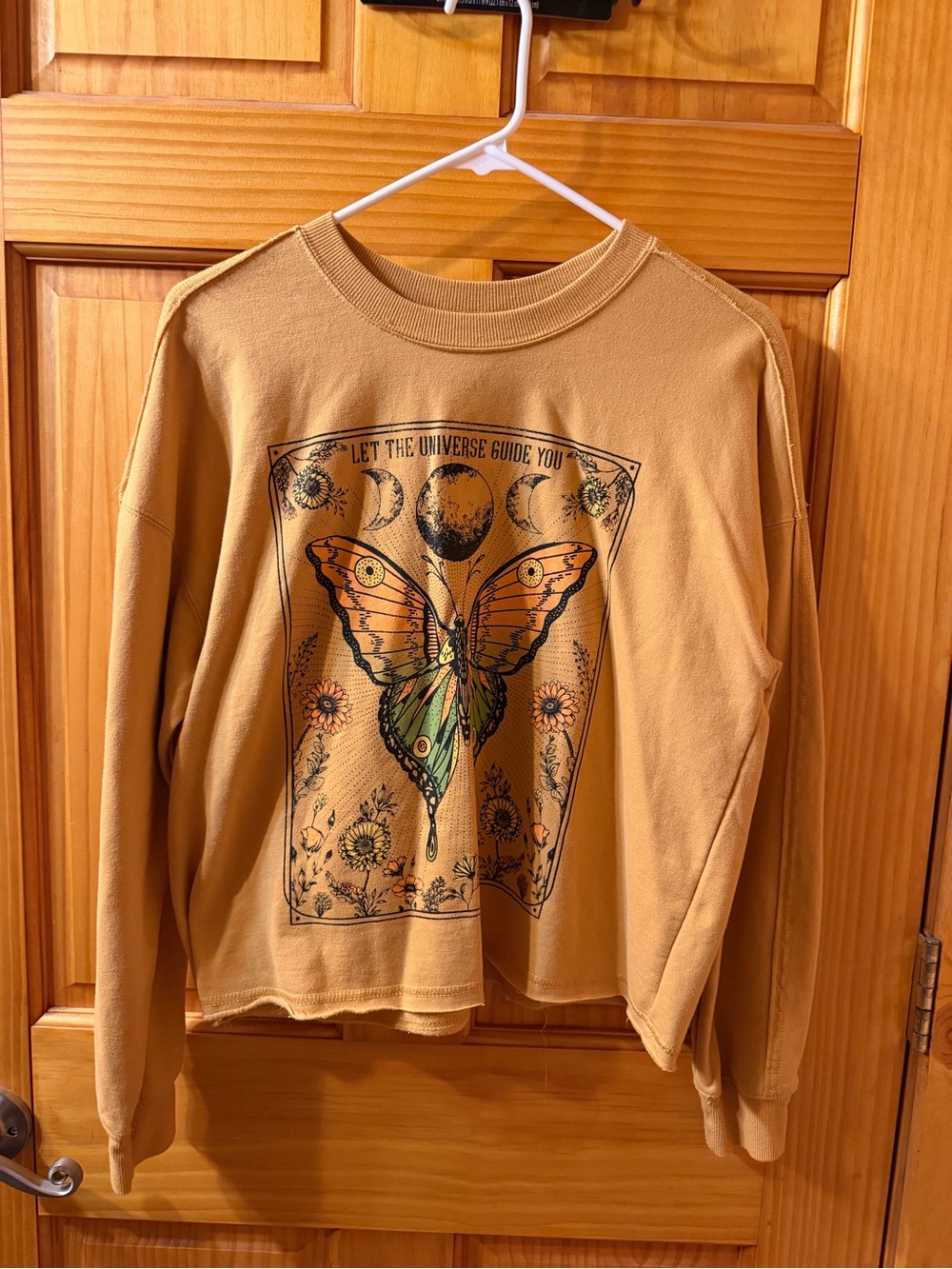 Zoe + Liv Golden Mustard Crewneck Sweatshirt